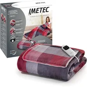 Imetec Imetec Adapto Velvet Tartan ogrevalna odeja z žepi 150x110 cm