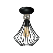 Plafonski luster JEWEL 1xE27/60W/230V crni