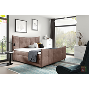 Boxspring postelja Bergamo Lux - 200x200 cm