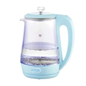MAESTRO MR-052-BLUE steklen električni grelnik vode moder 1,7 l 2200 W