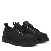 Nizki čevlji Calvin Klein Combat Hiking Shoe Mix Mat Wl HM0HM02248 Črna