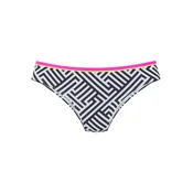 BUFFALO Bikini hlačke staro roza/črna/off-bela