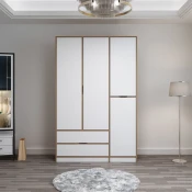 Hanah home Ormar Elina 140x208x52cm Belo-Bež