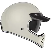 NOX PREMIUM SEVENTY II motociklisticka kaciga za cijelo lice bijela slonovace