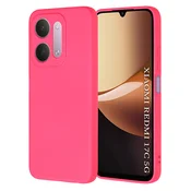 Silikonski ovitek Techsuit SoftFlex za Xiaomi Redmi 17C 5G - hot pink