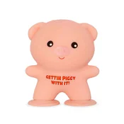 Lepilna antistres igrača Praščić Sticky Pig 9 cm Roza