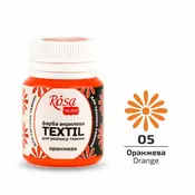 Rosa Talent Barva za tkanine Orange (05) 20 ml 1 kos