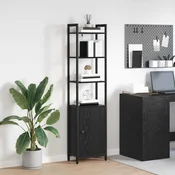 Ormaric za knjige Crni hrast 40 x 24 x 161 cm Konstruirano drvo