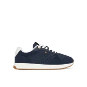 Tommy Hilfiger Superge Th Runner Suede Monogram FW0FW09620 Mornarsko modra