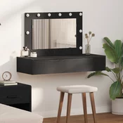 Toaletni stol Crna 100 x 40 x 70 cm Konstruirano drvo