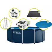 Intex Frame Pool Rondo O 366 x 122 cm - Basic Solar Comfort - 1 set