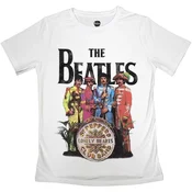 The Beatles Sgt Pepper White M Ženske Majica