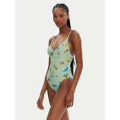 Seafolly Kopalni kostum Isla Palm 11071-216 Zelena