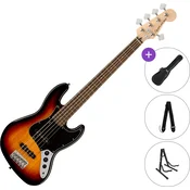 Fender Squier Affinity Series Jazz Bass V LRL BPG SET 3-Color Sunburst 5 strunska bas kitara