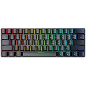 Wireless gaming keyboard, mechanical BlitzWolf BW-KB0, Red switch, RGB (black) (5907489609548)