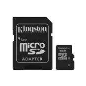 KINGSTON memorijska kartica SDC4 4GB