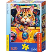 Castorland Puzzle Cat potuje z avtobusom 100 kosov
