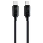 Gembird CC-USB2-CMCM60-1.5M Kabl Tip-C, 60W, 1.5m, Crni