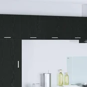 Viseći ormarić 2 pcs Crni hrast i bijela 40 x 31 x 40 cm