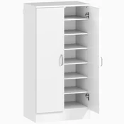 Homestar omara za čevlje 6-nadstropna 55x35x108 cm bela