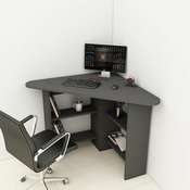 Hanah Home HANAH HOME Corner - Anthracite pisalna miza, (21269317)
