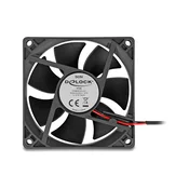 DeLOCK 67290 axialni ventilator 5 V DC, 80 x 80 x 25 mm, črn