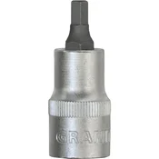 Imbus nastavek 6 mm, kratek, 1/2 ČRNI ELEKTRONSKI NASTAVEK