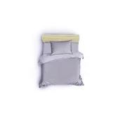 LEssentiel Maison Satenska posteljina Lilyum, 135x200cm, Siva
