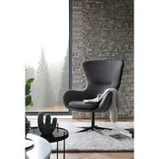 Livetastic FOTELJ, temno siva tekstil