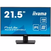 iiyama ProLite XU2293HSU-B7 računalni monitor 54,6 cm (21.5) 1920 x 1080 pikseli Full HD LED Crno
