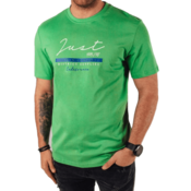 Dstreet Moška majica s potiskom KIK zelena rx5426 XXL