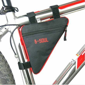 B-SOUL Triangle 1.0 okvirna torba črno-rdeča