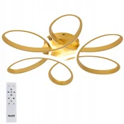 DE STROPNA SVETILKA VISEČA LED LESTENCA + DALJINSKI UPRAVLJALNIK 70W 58cm