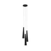 Argon 6103 - Lestenec na vrvici HOLLYWOOD 3xE14/7W/230V črn