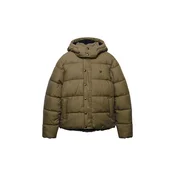 Superdry & Co Zimska jakna svetlo rjava/črna