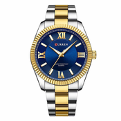 Moška ročna ura Curren Regent Gold/Blue
