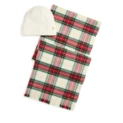 Set šal + kapa LAUREN RALPH LAUREN 454P23529002 Kremna