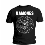 Ramones Seal Mens Black T Shirt: S
