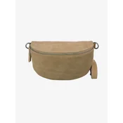 Adel Bags Torbica za okrog pasu Suede progasto bež