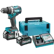 Akumulatorska vibraciona bušilica - odvrtac Makita DF002GA201; 40V XGT; 2 x 2,0 Ah + Makpac kofer