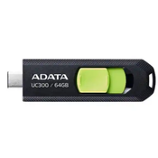 ADATA Flash disk 64 GB UC300, USB-C 3.2, črno-zelen