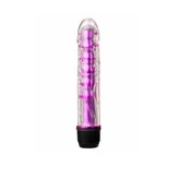 Mini Vibrator, Silikonski, 17.5 cm, Ljubicasti