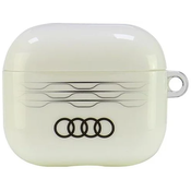 Maska Audi IML Geometric Pattern AirPods 3 cover white AU-IMLAP3-A6/D3-WE (AU-IMLAP3-A6/D3-WE)