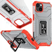 Hurtel Crystal Ring ohišje za iPhone 13 mini, rdeče