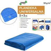 CHOMIK PRAHNJA 5 x 5 M (+/- 5%) 50GSM 3%UV MODRA *4119