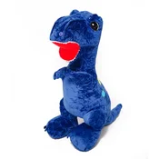 shumee Dinozaver Edi 60 cm - temno moder