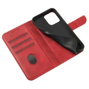 HURTEL Magnet Case etui Samsung Galaxy S23 pokrowiec z klapkš portfel podstawka czerwone
