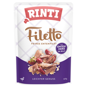 Ekonomično pakiranje RINTI Filet Pouch in Jelly 48 x 100 g - Pačetina s pačjim srcem