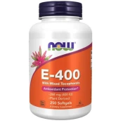 Now Foods NOW Vitamin E 400 IE s tokoferoli, 250 mehkih kapsul