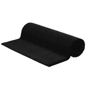 Vidaxl Predpražnik črne barve 80x100 cm kokosova vlakna